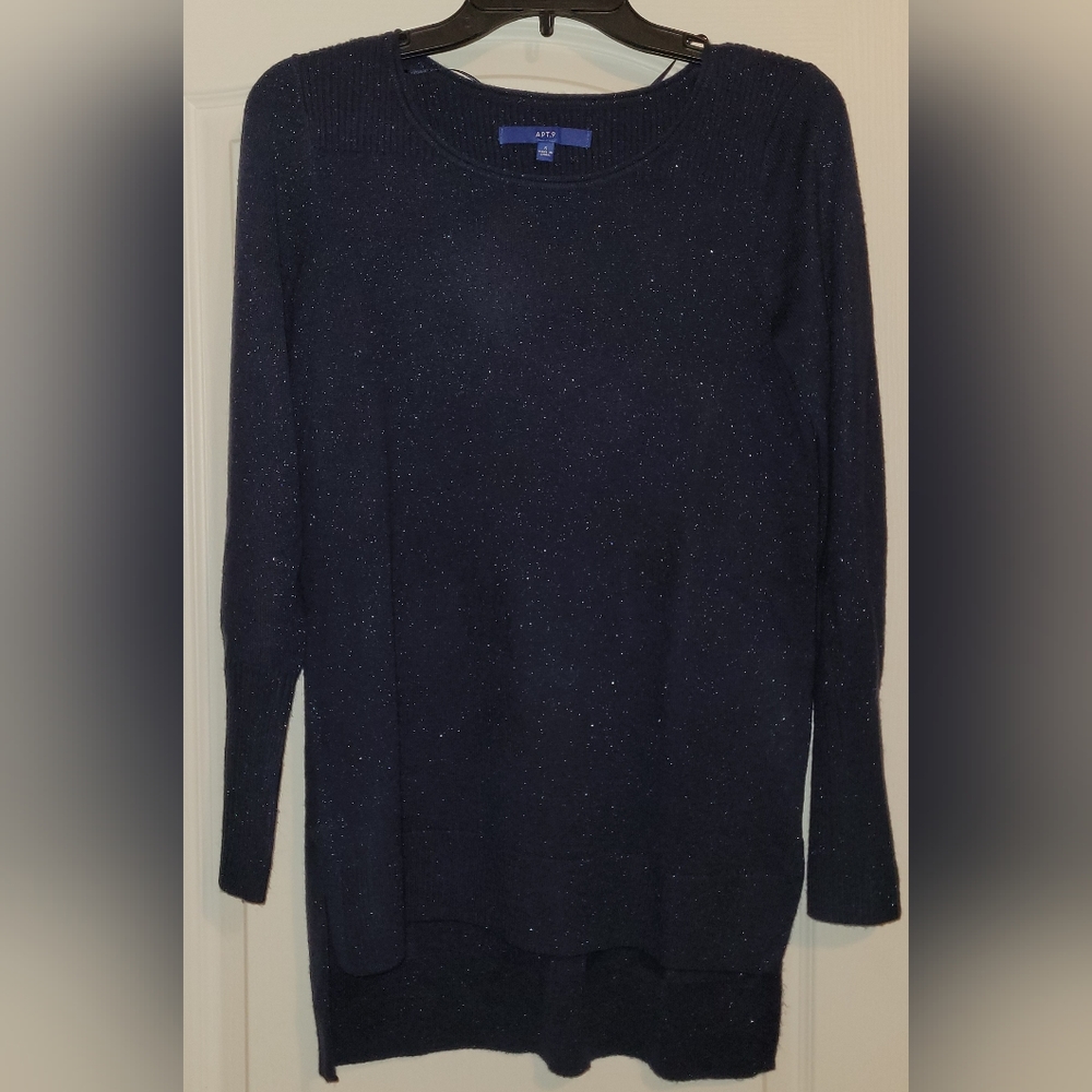 Apt. 9 Navy Metallic sweater